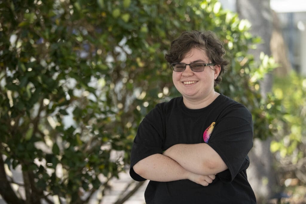 Students, vendors and volunteers participate in the 2023 Youth Pride Conference sponsored by GLSEN Collier County on Saturday, March 25, 2023, in Naples.