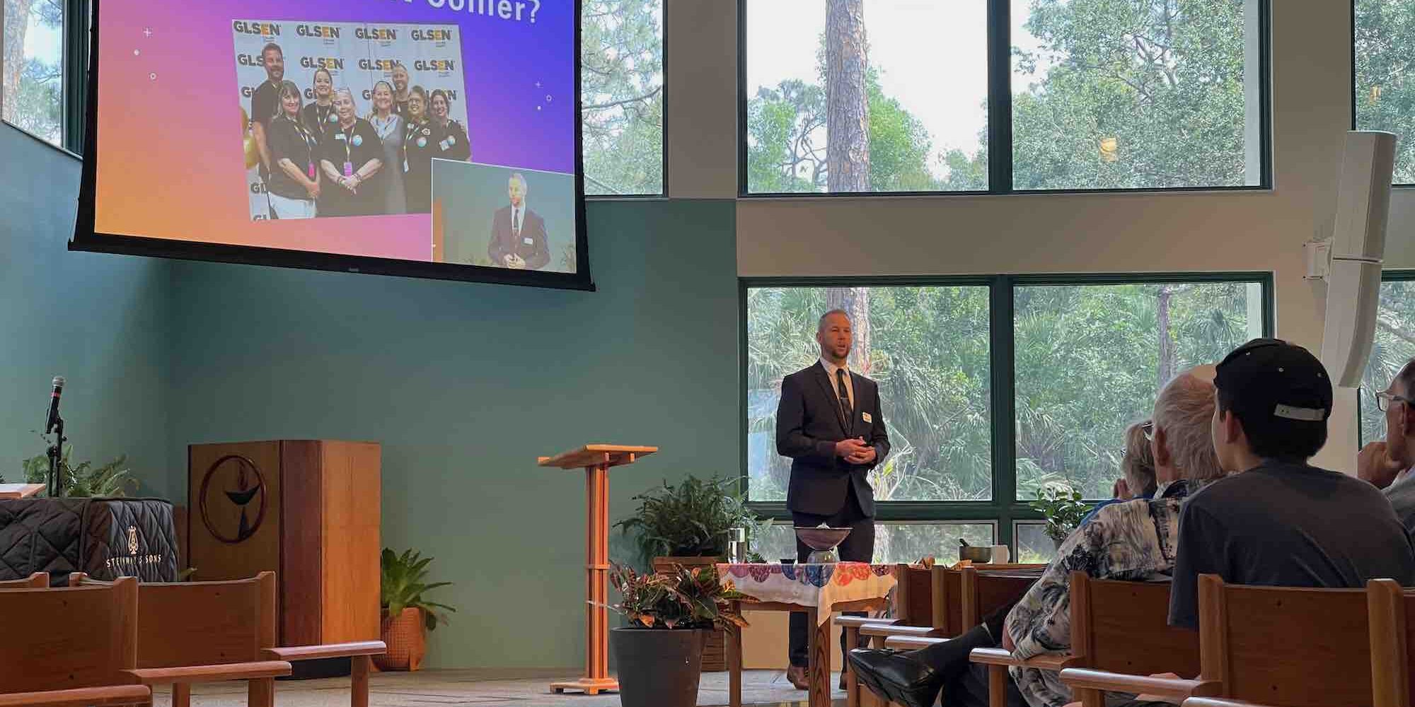 Unitarian Universalist Congregation of Greater Naples speaking engagement.